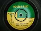 JOHNNY & THE ATTRACTIONS - YOUNG WINGS CAN FLY  (ROCKSTEADY)  45