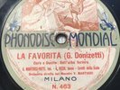 Gino Martinez Patti / A Rizzo - 11” Phonodisc Mondial 463 / 464 - 78 rpm record