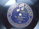 The Original Dixieland Jazz Band 78 RPM Record # 804 Mammy O' Mine + Tell Me FT
