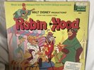 Walt Disney Disney's Robin Hood LP Vinyl Record Vintage Disneyland Stereo + Book