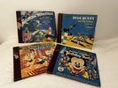 Walt Disney's Mickey Mouse Vintage 78s Vinyl Records, 4 Albums