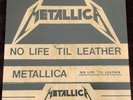 METALLICA NO LIFE TIL LEATHER LP GREEN VINYL RECORD DEMOS MUSTAINE THRASH METAL