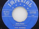 FATS DOMINO Rose Mary / You Said You Love Me IMPERIAL 5251 VG+  45rpm