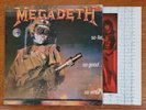 Megadeth So Far So Good So What 1988 LP 1st Press Greece VG+/VG+ CLEAN w/Inner