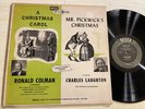 Charles Dickens A Christmas Carol RARE 1949 LP Decca Ronald Colman Scrooge EX