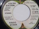Ringo Starr You're Sixteen Promo 45 on Apple EX c2