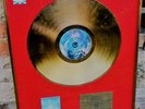 Disco d'oro Iron Maiden incorniciato