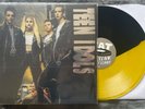 Teen Idols Self Titled S/T YELLOW/Black Split Color Vinyl LP - NOFX Fat Wreck