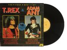 T Rex And Adam Ant Vinyl Record The Very Best Of LP