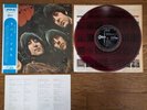 THE BEATLES Rubber Soul 1966 JAPAN LP RED WAX w/ OBI OP-7450 Odeon