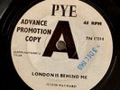 MEGA-RARE JUSTIN HAYWARD - LONDON IS BEHIND ME - ORIGINAL VINYL 45
