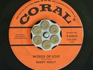 HEAR Buddy Holly Words Of Love / Mailman Bring Me No More Blues CORAL 9-61852