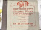 1939 SIX of THE Best-Known CHRISTMAS CAROLS VICTOR Shellac 10” 78 RPM Lew White