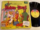 Walt Disney Productions Story And Songs From Robin Hood LP Disneyland Stereo VG