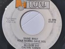 Northern Soul 45 Allison & Calvin Turner-  Shake What Your Mama  / Yeah Memories