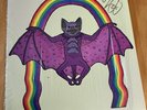 Thee Oh Sees Help LP Purple Swirl Vinyl LP Signed John Dwyer Osees