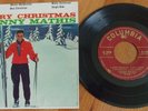 JOHNNY MATHIS MERRY CHRISTMAS ORIGINAL 1958 COLUMBIA EP 11951 45RPM BEAUTY