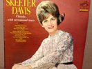 Skeeter Davis signed autographed vinyl LP record Cloudy with Occasional Tears