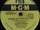 78 rpm MGM 30784, Marilyn Monroe, Diamonds are a Girl's Best Friend, Blondes V