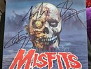 Twilight of the Dead by Misfits Transparent Blue Signed