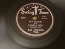 Swing Time 78 RPM Ray Charles - Lonely Boy / Baby Let Me Hold Your Hand 250 V++