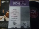 BRUNO WALTER / BRAHMS symphony no 3 - tragic overture /  PHILIPS HI-FI STEREO