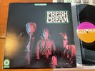 CREAM Fresh Cream LP Orig 67' Two Tone Purple Gold Label VG eric clapton psych
