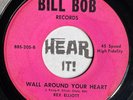 Melodic AR Rockabilly Country 45 REX ELLIOT Wall Around Your Heart BILL BOB hear