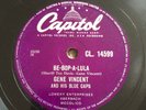 EX+ GENE VINCENT Be-Bop-A-Lula UK 1956 Capitol Rock n Roll  10