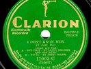 Clarion #11002-C: Lloyd Keating O/Jerry Solow-Love Letters In The Sand/Why V+E-