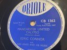 Edric Connor Manchester United Calypso Oriole CB 1362 Vinyl Record Shellac 1957