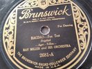 Ray Miller 78rpm Single 10-inch Brunswick Records #2681 Bagdad & Red Hot Mama
