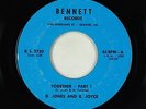 Funk Soul 45 - J.D. Jones & B. Joyce - Together - Bennett - rare