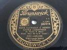 78rpm JUDY GARLAND Have Yourself A Merry Little Christmas UK Brunswick 03572 VG-