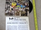 ORIGINAL THE BEATLES FAN CLUB FLEXI DISC 1967 CHRISTMAS TIME IS HERE +NEWSLETTER
