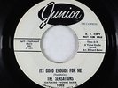 Northern Soul 45 - Sensations - Its Good Enough For Me - Junior