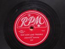 Lightning Hopkins blues 78 Beggin' you to stay bw Bad luck and trouble on RPM