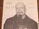GG ALLIN AND THE MURDER JUNKIES Watch Me Kill 7” Red Vinyl 1991 Lmt 1000 Copies