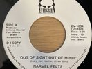 Country 45rpm - Narvel Felts - Out Of Sight Out Of Mind - Evergreen Records WLP