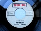 TEEN LIFE 919 Jimmy Kirkland Orig RARE Rockabilly COME ON BABY VG+ 45 RPM RECORD