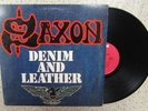 VINYL RECORD ALBUM, SAXON-DENIM AND LEATHER,PZ-37685, 1981