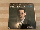 Bill Evans Trio Portrait in Jazz UK Riverside 1st issue Modern Jazz  LP Bop Cool