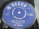 The Zombies JUST OUT OF REACH / REMEMBER YOU RARE UK 7 Freakbeat 1966 NM AUDIO