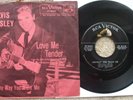 Elvis Presley - Love Me Tender / Anyway You Want Me -RARER USA 45 + DARK PINK PS