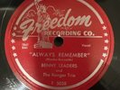 78rpm-Hillbilly-FREEDOM 5038-Benny Leaders w/ Ahlene Stevens & Western Rangers