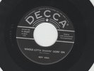ROCKABILLY- 45 - ROY HALL -  WHOLE LOTTA SHAKIN' GOIN' ON  - HEAR - 1955 DECCA