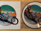 33 LP PICTURE DISC IRON MAIDEN EDDIE CHOPPER AUSTRALIA FAN CLUB