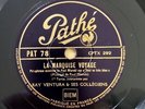 RAY VENTURA & SES COLLÉGIENS La Marquise Voyage 78 tours RPM Pathé PAT 78
