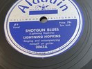 LIGHTNING HOPKINS. SHOTGUN BLUES/ROLLIN’ BLUES. Aladdin 3063. Great rare Blues.