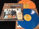 ELVIS PRESLEY 2LP FROM EP IN NASHVILLE AQUA & TANGERINE VINYL GRACELAND EXC MINT